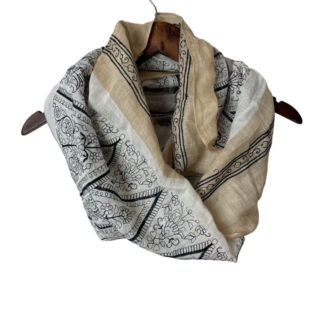 Spartina 449 Henna Embroidered‎ Infinity Scarf